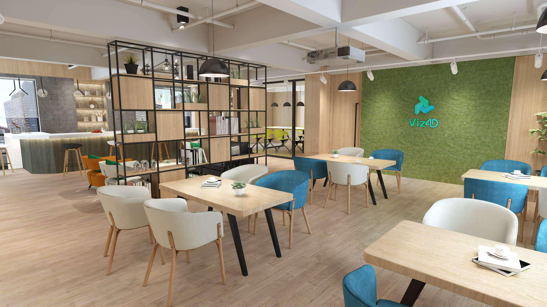Coworking Space Interactive 3D virtual tour